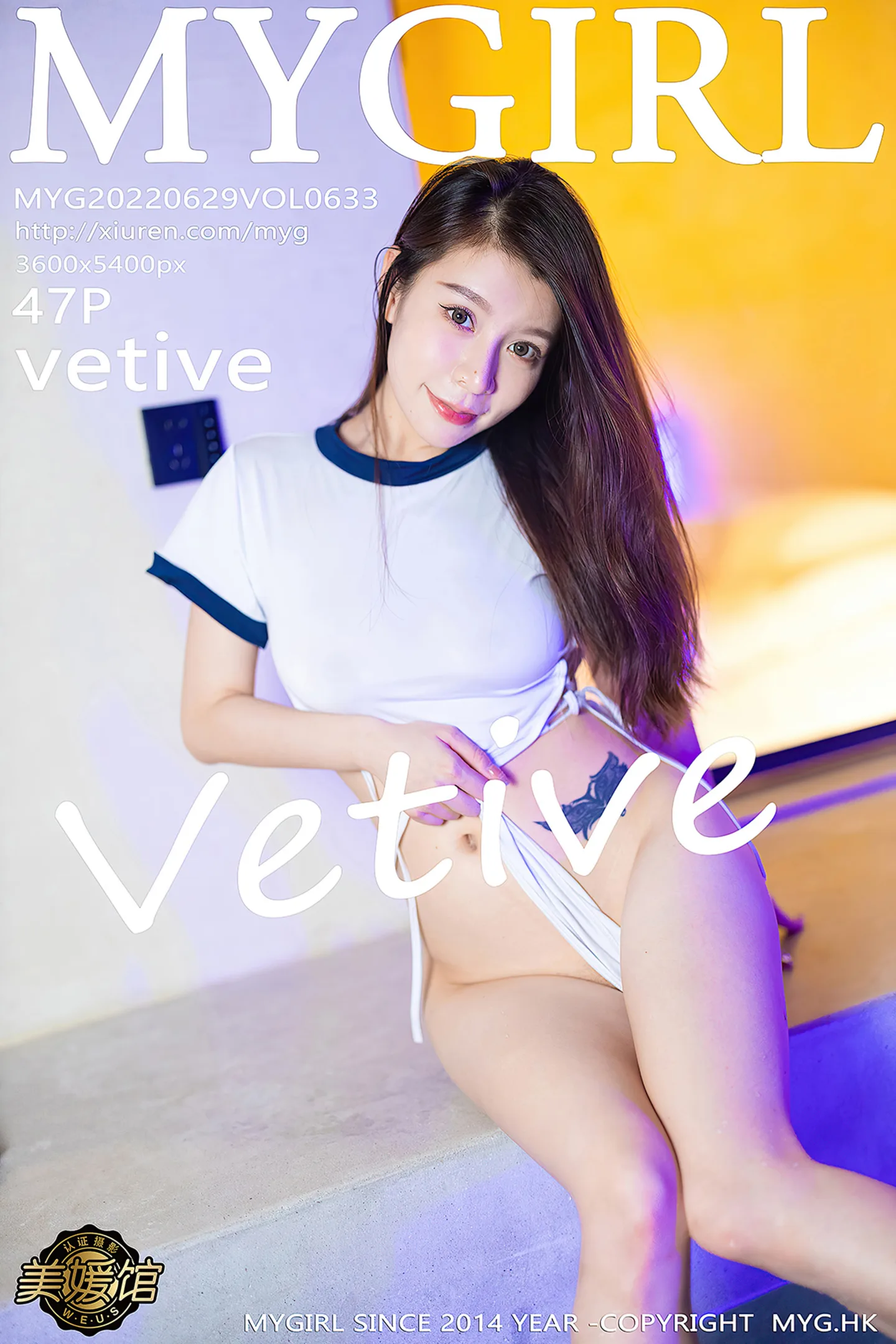 [MyGirl美媛馆]Vol.633_模特Vetive酒店大浴缸半脱露白色高叉连体衣秀浑圆翘臀诱惑写真47P-秀人网 - XiuRen.Xyz